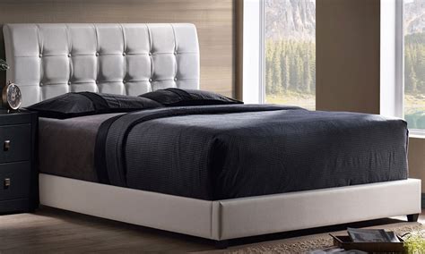 The most common black tufted bed material is cotton. Lusso Tufted Black Faux Leather Bed from AED 1399 | A to Z ...
