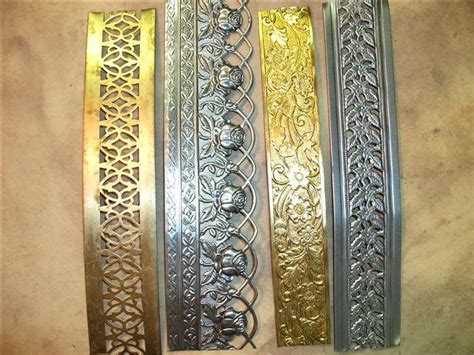 Brass And Steel Filigree Banding Strips Sample Pak By Eksupplies