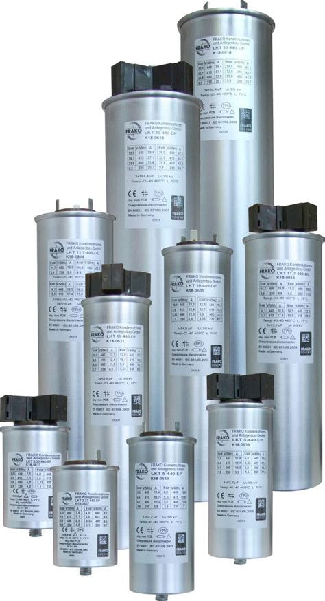 Lt Capacitors For Power Factor Correction Clariant Power System