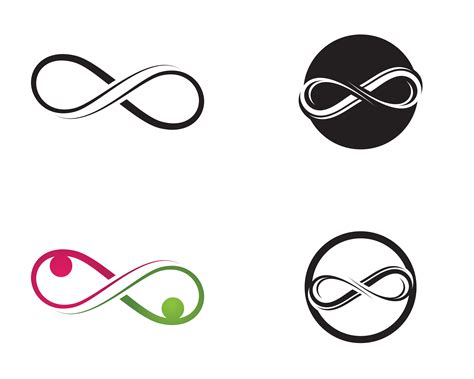 Infinity Logo And Symbol Set 672847 Vector Art At Vecteezy