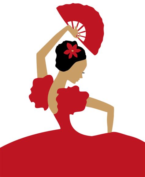 Flamenco Tänzerin Clipart Kostenloses Stock Bild Public Domain Pictures