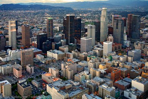 Aerial View Of Downtown Los Angeles California Photos By Ron