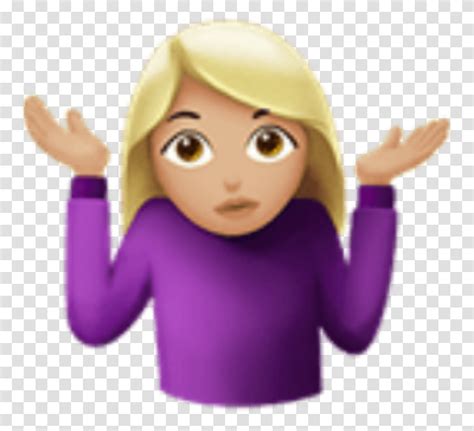 Idk Idc Emoji Wtf Girl Iphone Imoji Shoulder Shrug Emoji Person Human