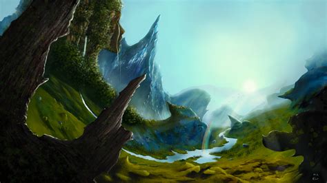Fantasy Landscape Painting By Mantaskarciauskas On Deviantart