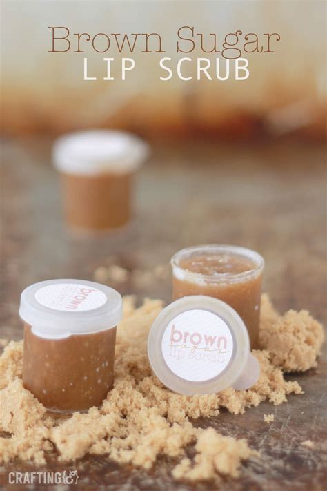 Brown Sugar Lip Scrub 3 Ingredients Craftinge E Spa Recipes