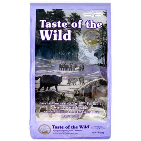 Taste of the wild — high prairie dry dog food. Taste of the Wild Sierra Mountain Dry Dog Food - Champlain ...
