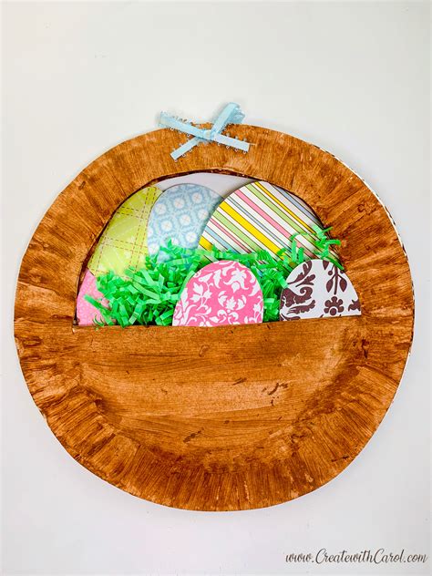 For easy to follow instructions check out my guest post over on party delights! How to Make a Paper Plate Easter Basket | Easter craft activities, Easter baskets, Easter crafts