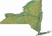 Google Map New York State – Topographic Map of Usa with States