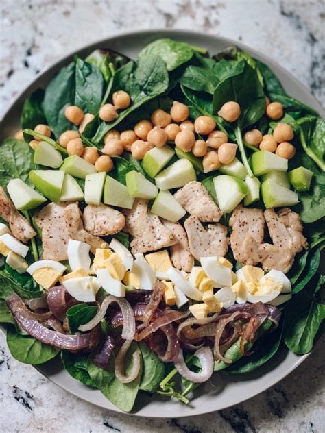 Protein Spinach Salad Christy Graves
