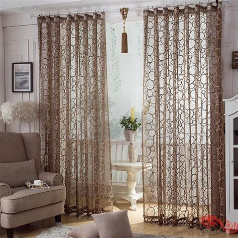 Matson solid color tailored cafe curtain (set of 2) by andover mills™. Cheap | Sheer Curtains | Living room drapes, Family room ...