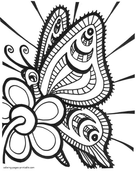 8x10 Coloring Pages For Adults To Print