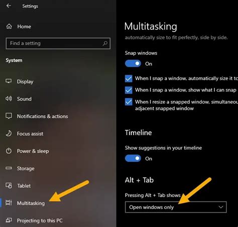 How To Remove Edge Tabs From Alttab Menu In Windows 10