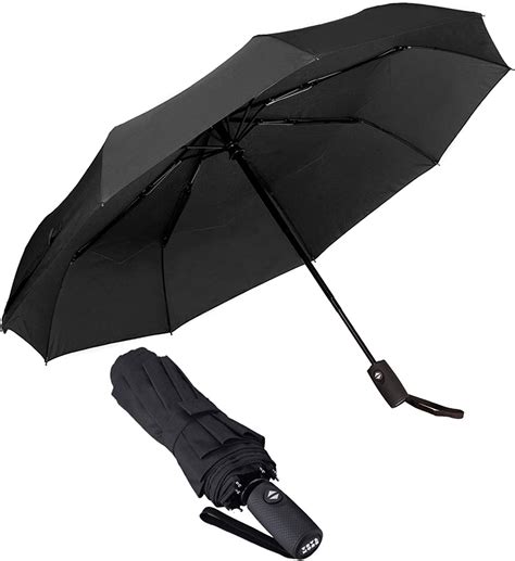 Compact Travel Umbrella Windproof Tested To 60 Mph