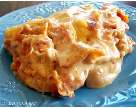 Rate this dorito rotel chicken casserole recipe with 4 chicken breasts, stewed, boned & cut into bite size pieces, 1 small onion, chopped, 1/2 cup butter, 1 (10 3/4 oz) can cream of mushroom soup, 1 (10 3/4 oz) can cream of chicken soup, 1 (11 oz) can rotel, 1 (12 oz) bag doritos, 3/4. Mexican Dorito Casserole Recipe