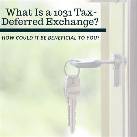 What Is A 1031 Tax Deferred Exchange John G Ullman And Associates
