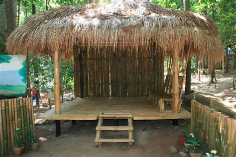 Nipa Hut Bahay Kubo Bamboo House Design Bamboo House