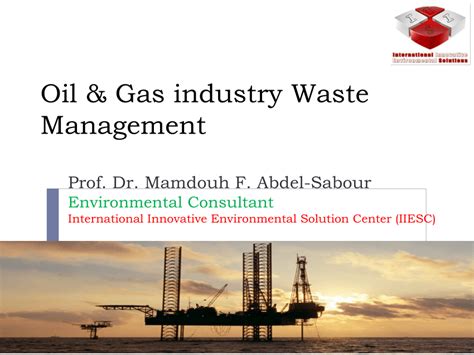Pdf Oil And Gas Industry Waste Management