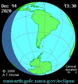 Un eclipse solar deslumbrará el cielo de sudamérica este lunes 14 de diciembre. Solar eclipse of December 14, 2020 - Wikipedia