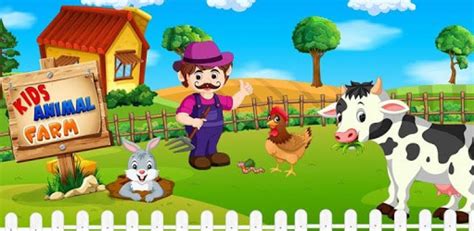 دانلود بازی Kids Animal Farm Village Life Fun برای اندروید مایکت