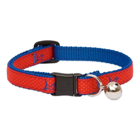 Pro kal pet food, edible pet treats : Cat collar DERBY RED with Bell - Naturally For Pets