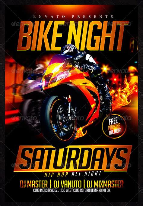 Motorcycle Flyer Design 21 Free And Premium Download