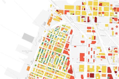 Amazing Map Color Codes Every Building In Brooklyn By The
