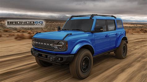 Velocity Blue Bronco Will Be Available As Late Availability Color
