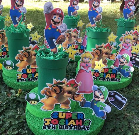 Super Mario Bros Centerpiece By Niftykreations1 On Etsy