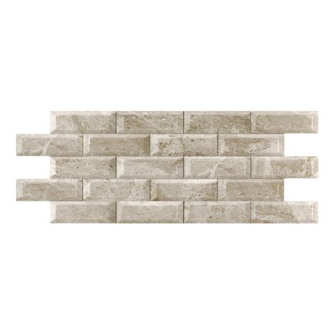 Metro Brick Gloss Forest Natural 10cm X 30cm Wall Tile
