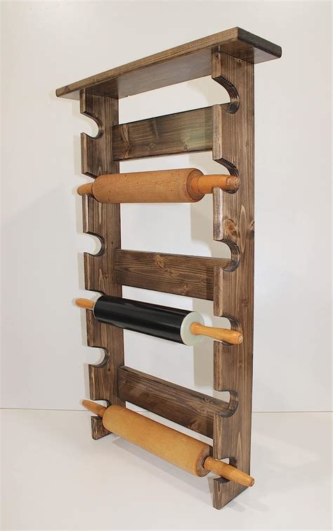 Rolling Pin Rack With Shelf Provincial Rolling Pin Rack