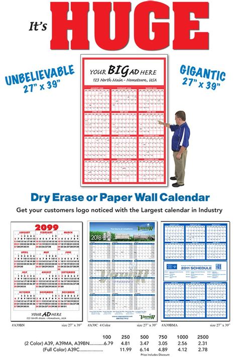 Promooffers Wall Calendars From American Calendar Company Wall