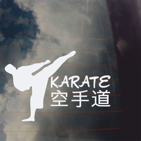 Auto Aufkleber Karate Karatekämpfer Kampfsport Sticker 4006380046542 Ebay