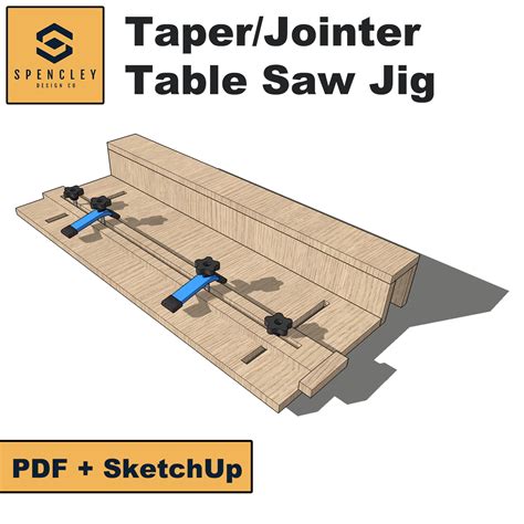 Jointertaper Jig Plans — Spencley Design Co