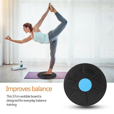 37cm Wobble Balance Board Stability Disc Yoga Training Fitness Exercise