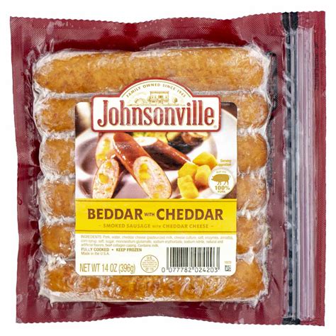 Johnsonville Beddar With Cheddar Smoked Sausage Ohmygrocer