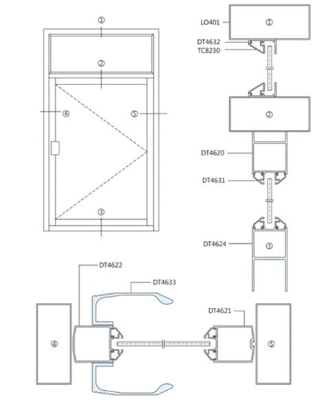 Aluminum Door Frame Extrusions