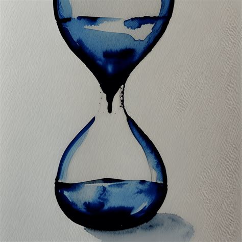 Hourglass Watercolor Graphic · Creative Fabrica