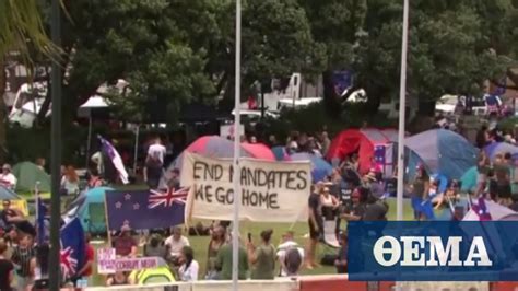 New Zealand Protesters Occupy Parliament Grounds For Fourth Day