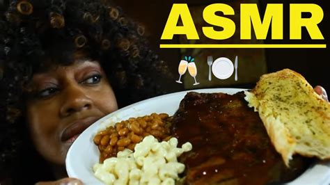 asmr eating finger licking ribs 🥂🍖👅 triggers lip smacking eating sounds youtube