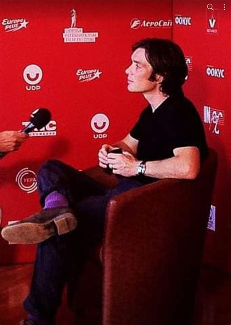 Cillian Murphy With His Purple Socks 💙 Cillian Murphy Purple Socks