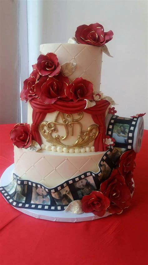 Movie Of Their Lives Together Cool Wedding Cakes