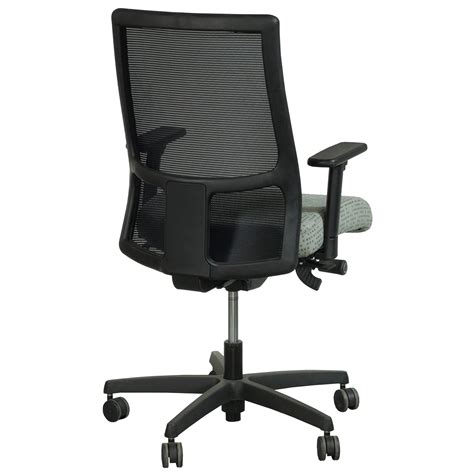 The seat on the hon ignition is 20'' wide and its material includes 2 layers of. HON Ignition Series Mid-Back Black Task Chair, Seat Dotty Pewter | National Office Interiors and ...