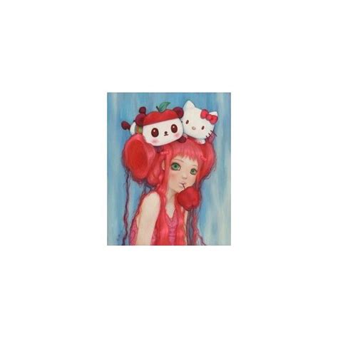 Camilla Derrico Oil Paintings Liked On Polyvore Hello Kitty Art