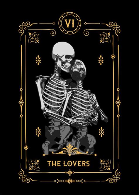 The Lovers Vi Tarot Card Mini Art Print By Grandeduc The Lovers Tarot