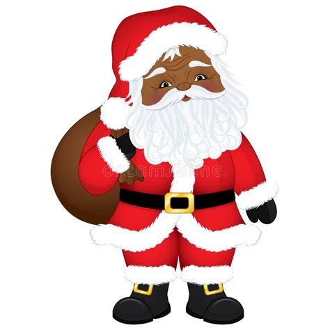 African American Santa Claus Stock Illustrations 812 African American