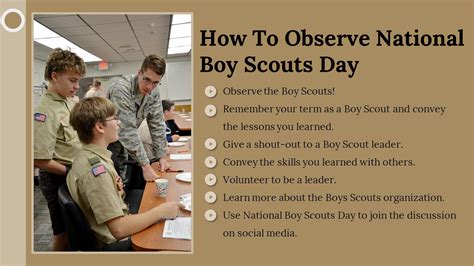 Download An Attractive National Boy Scout Day Powerpoint