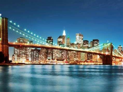 New York City Night Lights Wallpaper 3840x2160