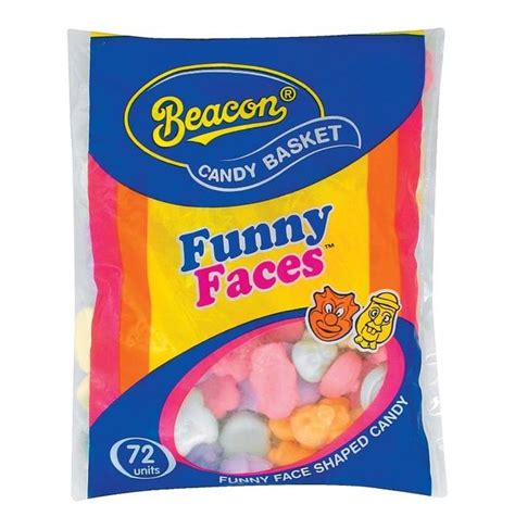Beacon Funny Faces Candy 72s Sweets Beacon Catalogue Pfd