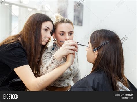 Makeup Teacher Her Image And Photo Free Trial Bigstock