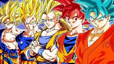 Dragon Ball ¿gokú Con Todas Sus Transformaciones A La Vez Este Arte